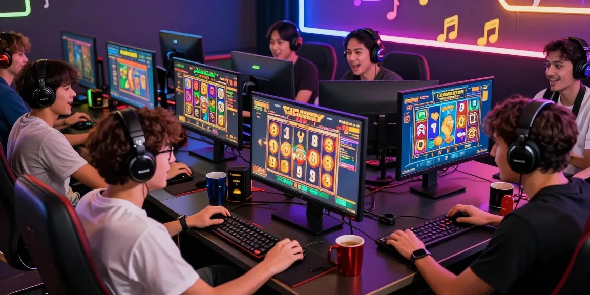Players engaging in slot gacor games in an immersive online gaming environment.