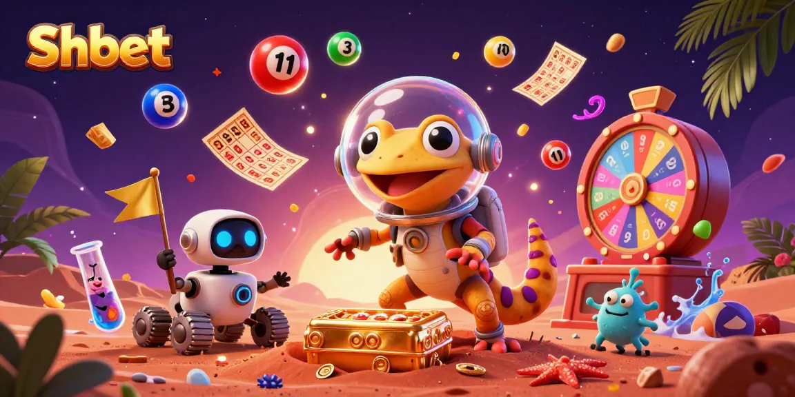 Experience thrilling gaming adventures with Sh bet as Martian characters discover a hidden casino.