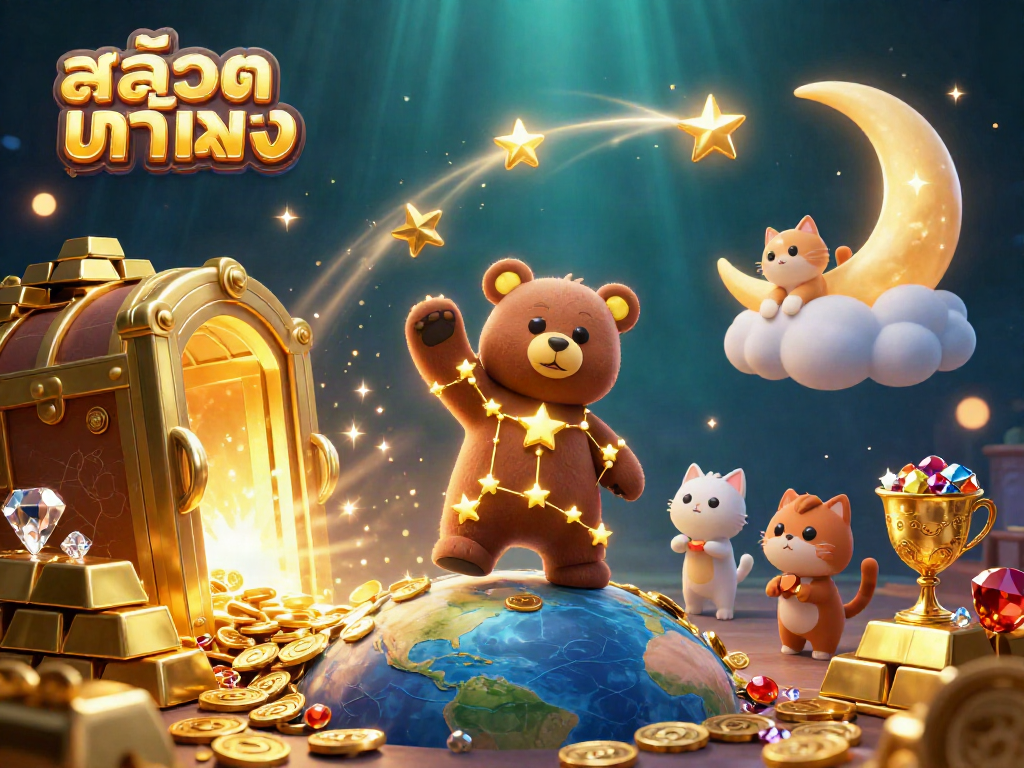 Enjoy thrilling scenes with สล็อตแท้ตรง featuring treasure-filled 3D casino characters and sparkling gems.
