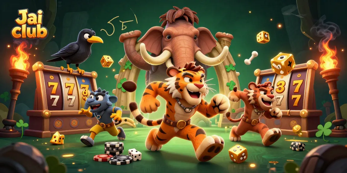Join Jai club for thrilling slot games within a vibrant, engaging casino scene.