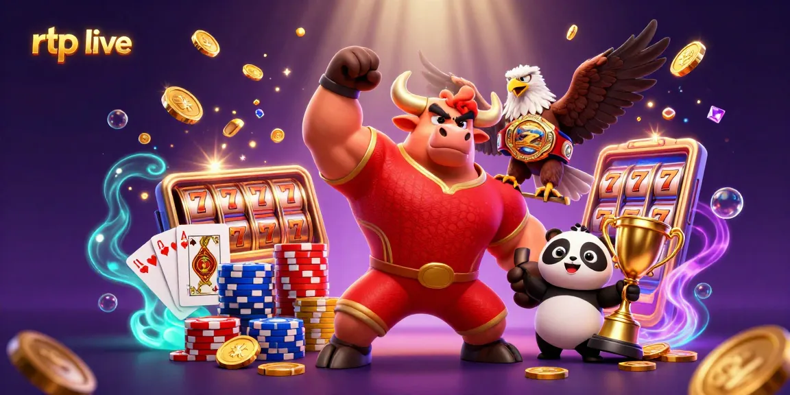 Experience the excitement of rtp live with vibrant 3D casino characters and game elements in action.