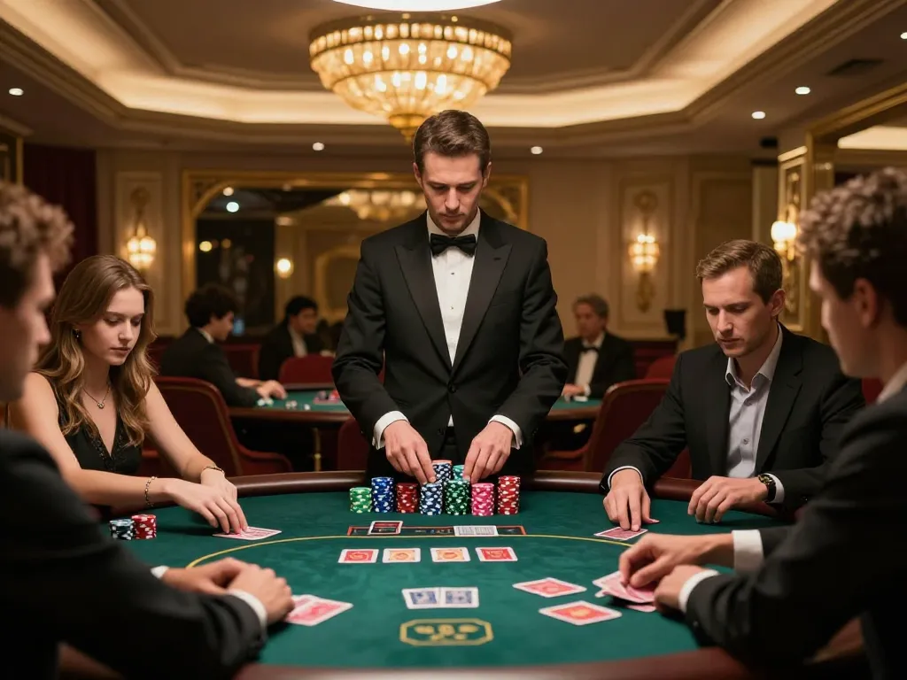 Play high-stakes poker at 555win in an elegant casino atmosphere