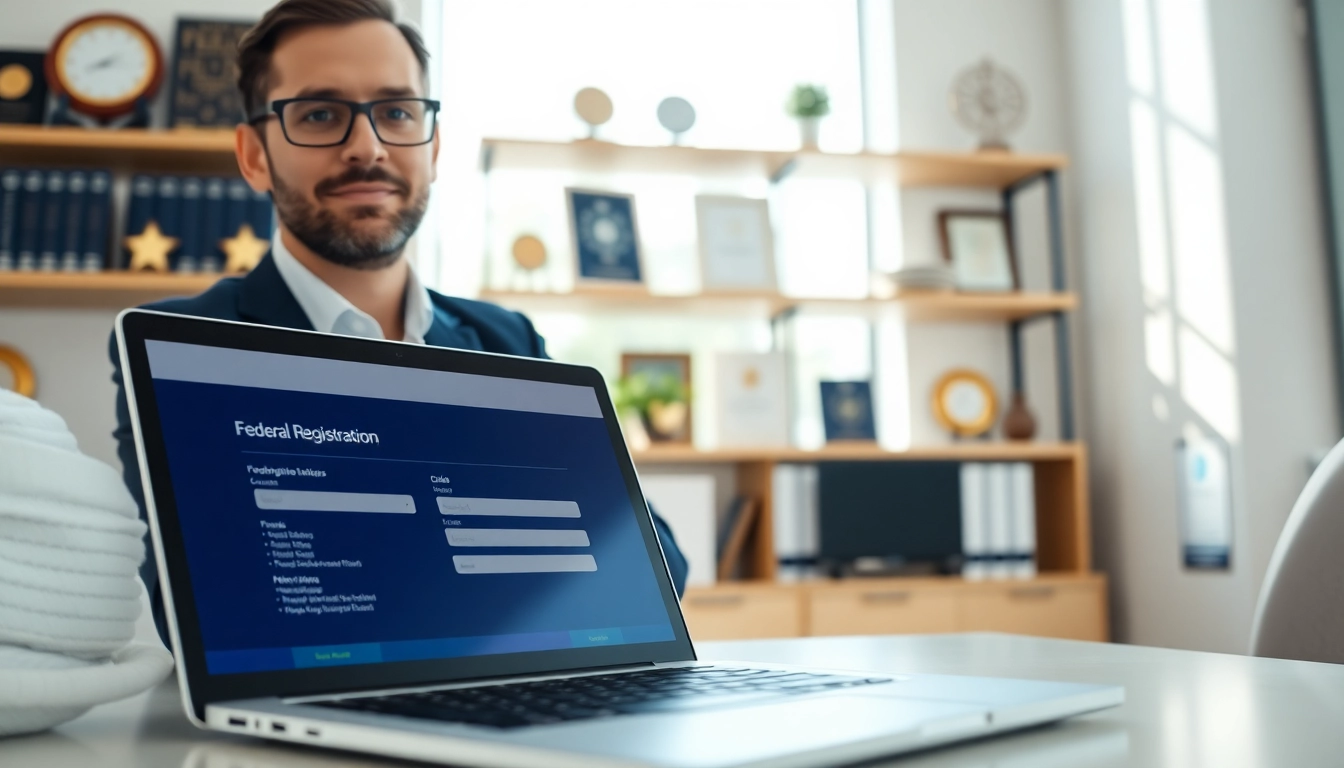 Learn about Registration and certification in Federal databases for federal contracts with expert consultants in a professional office setting.