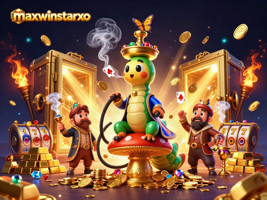 Experience exciting gameplay featuring maxwinstarxo's vibrant 3D casino illustration with engaging symbols.