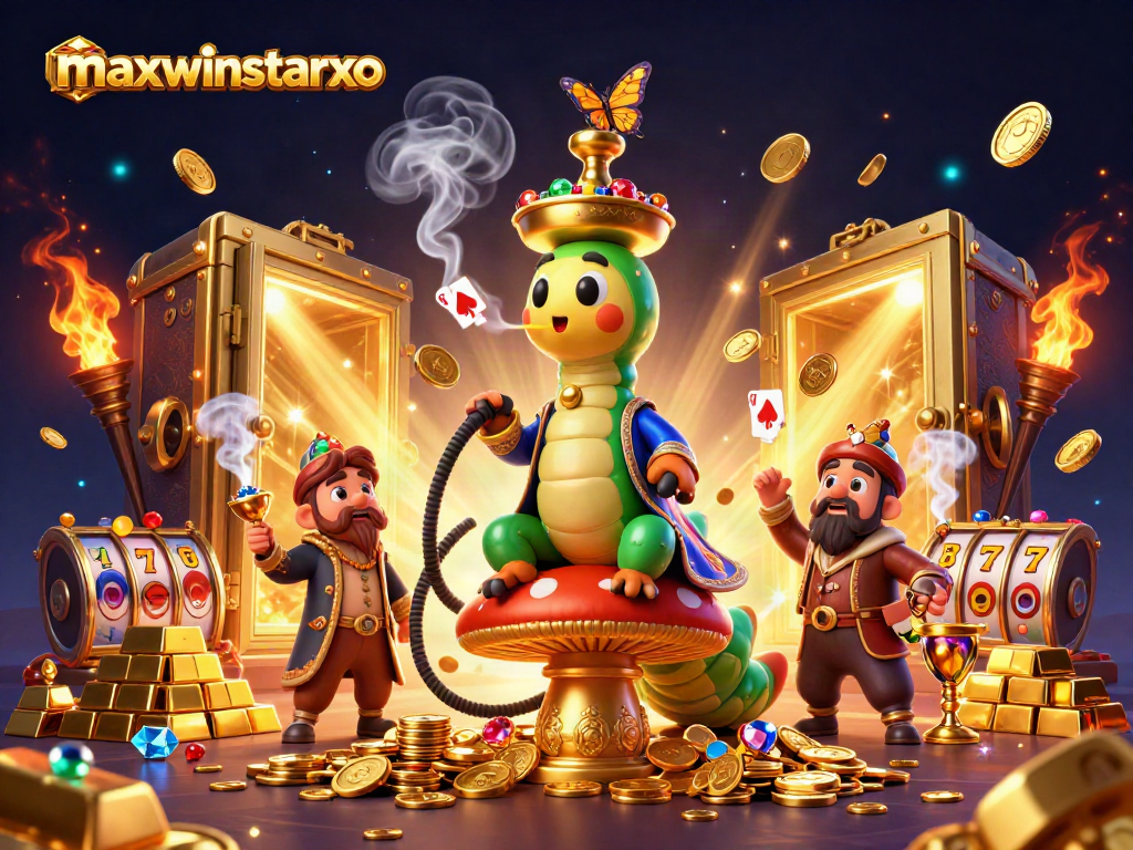 Experience exciting gameplay featuring maxwinstarxo's vibrant 3D casino illustration with engaging symbols.