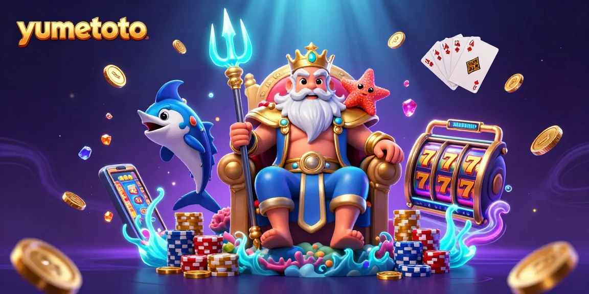 Experience exciting slot action with Yumetoto and vibrant casino elements in an immersive underwater scene.