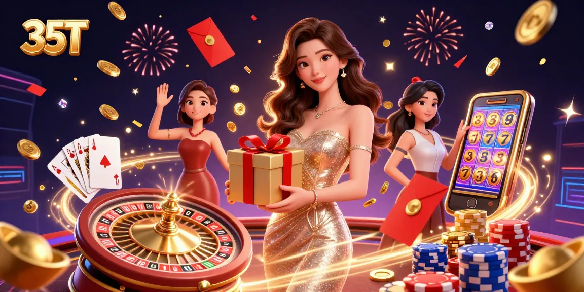 Experience excitement with 35T's stunning online casino under Lunar New Year celebrations.