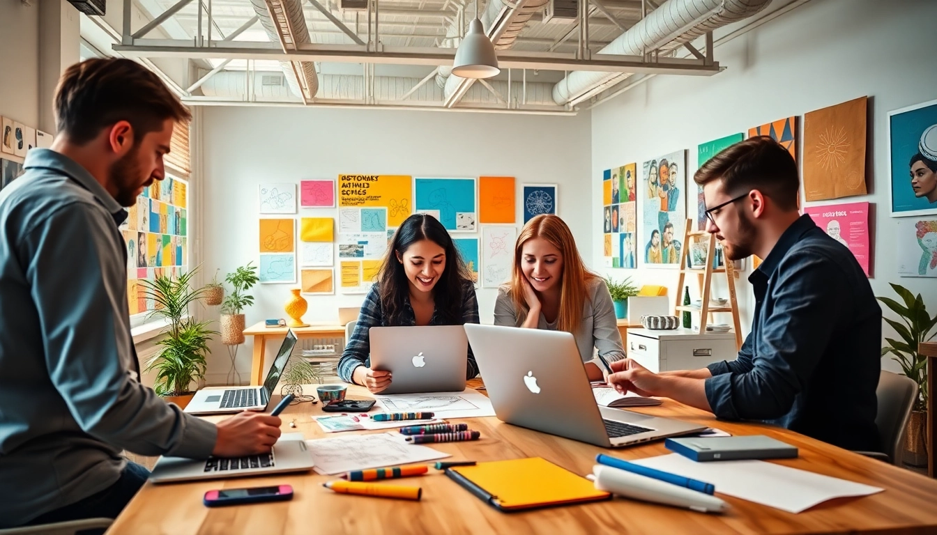 Collaborative workspace of designers showcasing creativity at https://bestdesignersintheworld.com/