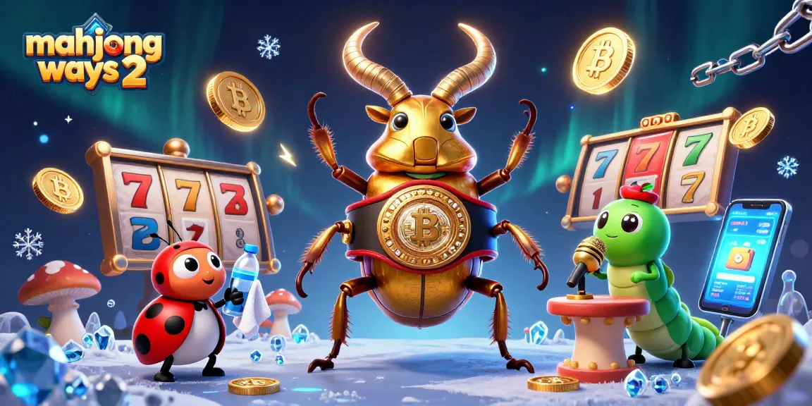 Play mahjong ways 2 slots with exciting characters and dynamic casino elements in a vibrant scene.