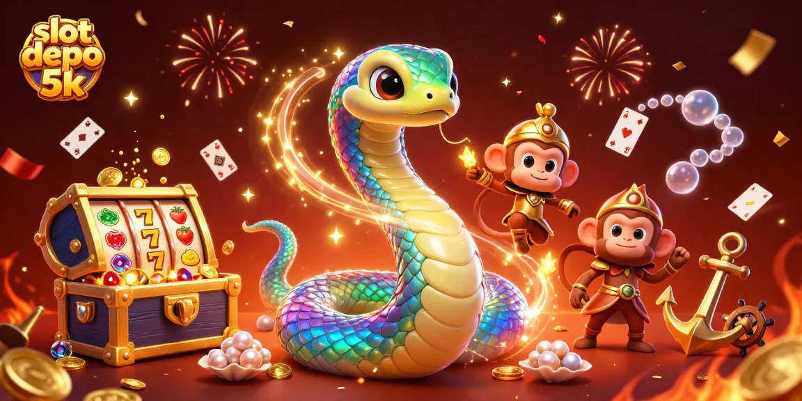 Engage with slot depo 5k as a rainbow serpent and monkey king exemplify the thrill of winning!